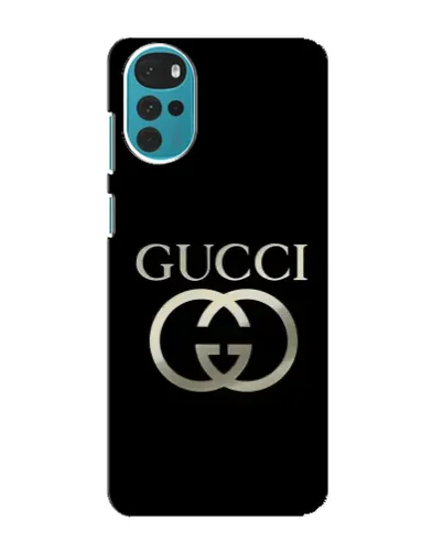 Чохол для Motorola MOTO G22 з картинкою «Gucci — золото на чорному» Чохол для Motorola MOTO G22 з картинкою «Gucci — золото на чорному»