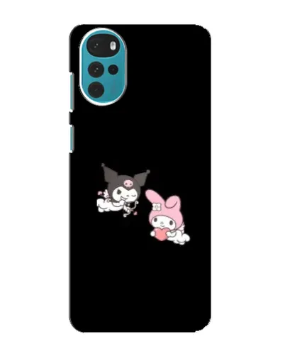 Чехол для Motorola MOTO G22 с картинкой «My Melody и Kuromi» Чехол для Motorola MOTO G22 с картинкой «My Melody и Kuromi»