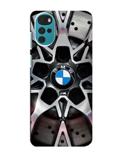 Чехол для Motorola MOTO G22 с картинкой «BMW — деталь диска»