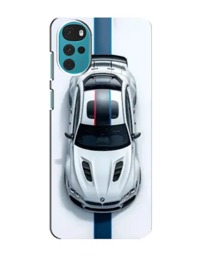 Чохол для Motorola MOTO G22 з картинкою «Вид зверху — BMW M»