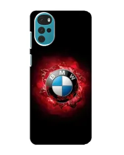 Чохол для Motorola MOTO G22 з картинкою «Логотип BMW — спалах»