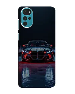 Чохол для Motorola MOTO G22 з картинкою «BMW на мокрій дорозі»