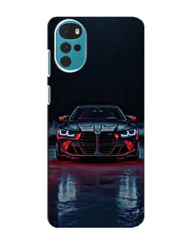 Чохол для Motorola MOTO G22 з картинкою «BMW на мокрій дорозі»
