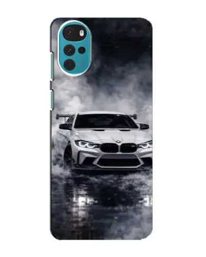 Чохол для Motorola MOTO G22 з картинкою «BMW крізь туман»