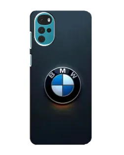 Чохол для Motorola MOTO G22 з картинкою «Логотип BMW — мінімалізм»