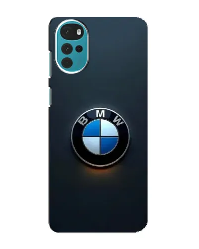 Чохол для Motorola MOTO G22 з картинкою «Логотип BMW — мінімалізм»