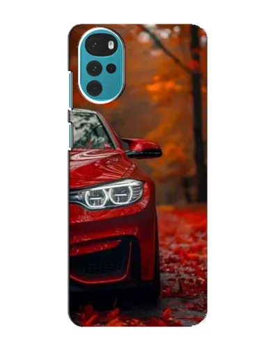Чохол для Motorola MOTO G22 з картинкою «Осіння BMW M4»