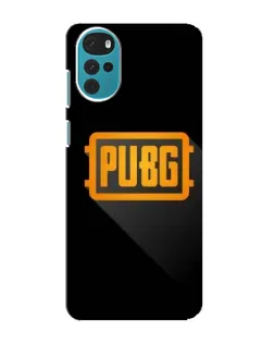 Чохол для Motorola MOTO G22 з картинкою «PUBG — рамка лого»
