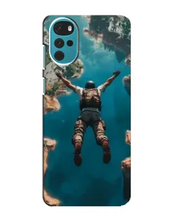 Чохол для Motorola MOTO G22 з картинкою «PUBG — вільне падіння»