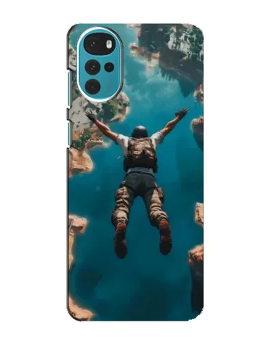 Чохол для Motorola MOTO G22 з картинкою «PUBG — вільне падіння»