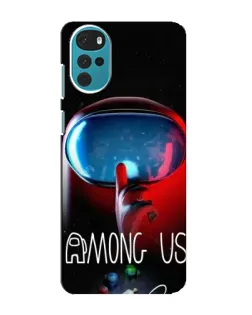 Чохол для Motorola MOTO G22 з картинкою «Червоний імпостер — макро» Чохол для Motorola MOTO G22 з картинкою «Червоний імпостер — макро»