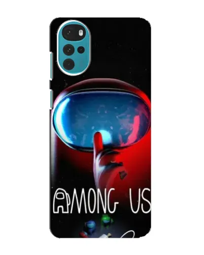 Чохол для Motorola MOTO G22 з картинкою «Червоний імпостер — макро» Чохол для Motorola MOTO G22 з картинкою «Червоний імпостер — макро»