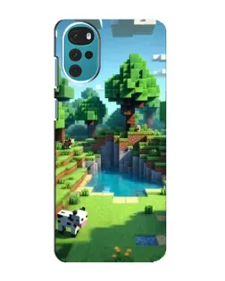 Чохол для Motorola MOTO G22 з картинкою «Minecraft літній день»