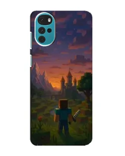 Чохол для Motorola MOTO G22 з картинкою «Стів біля вежі»
