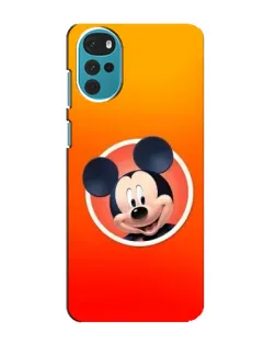Чехол для Motorola MOTO G22 с картинкой «Mickey в круге»