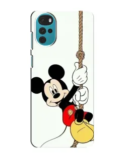 Чехол для Motorola MOTO G22 с картинкой «Mickey на канате»