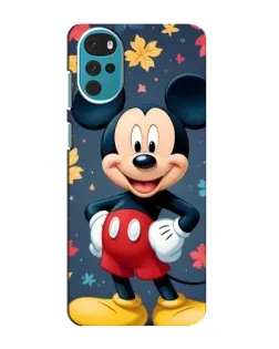 Чехол для Motorola MOTO G22 с картинкой «Осенний Mickey Mouse»