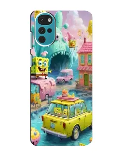 Чехол для Motorola MOTO G22 с картинкой «Монстр-трак приключения»