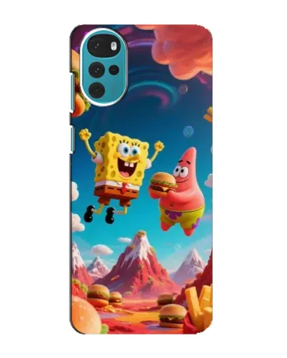 Чехол для Motorola MOTO G22 с картинкой «Космический фастфуд» Чехол для Motorola MOTO G22 с картинкой «Космический фастфуд»