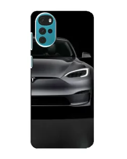 Чехол для Motorola MOTO G22 с картинкой «Tesla Model S Look»