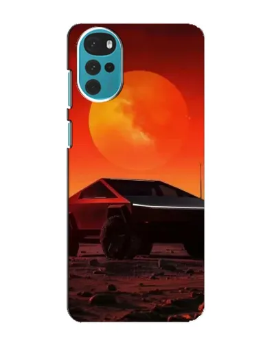 Чехол для Motorola MOTO G22 с картинкой «Cybertruck на Марсе» Чехол для Motorola MOTO G22 с картинкой «Cybertruck на Марсе»