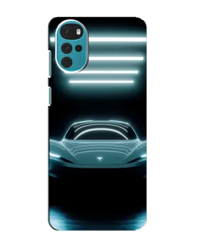 Чехол для Motorola MOTO G22 с картинкой «Tesla в неоне» Чехол для Motorola MOTO G22 с картинкой «Tesla в неоне»