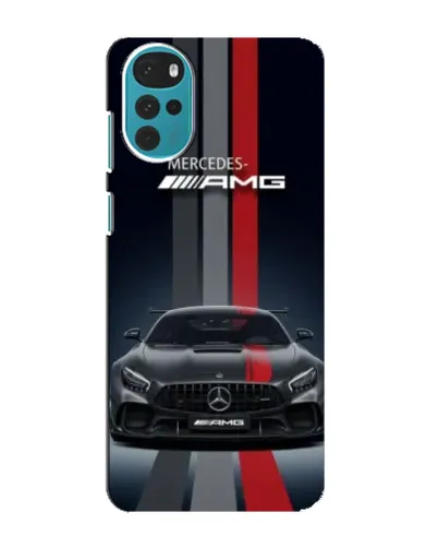 Чехол для Motorola MOTO G22 с картинкой «Mercedes — белый карбон» Чехол для Motorola MOTO G22 с картинкой «Mercedes — белый карбон»
