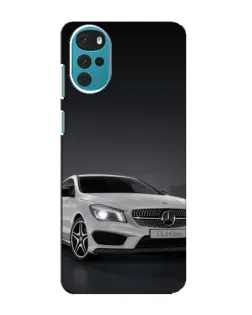 Чехол для Motorola MOTO G22 с картинкой «Mercedes AMG GT Silver»