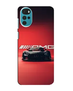 Чехол для Motorola MOTO G22 с картинкой «Mercedes AMG — красная линия»