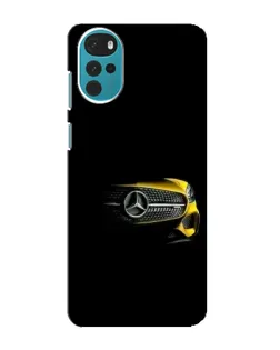 Чехол для Motorola MOTO G22 с картинкой «Mercedes — ретро стиль»