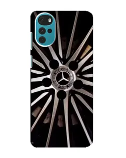 Чехол для Motorola MOTO G22 с картинкой «Диск Mercedes»