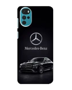 Чехол для Motorola MOTO G22 с картинкой «Mercedes — решетка радиатора»