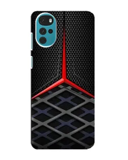 Чехол для Motorola MOTO G22 с картинкой «Mercedes Carbon Grid»