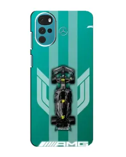 Чехол для Motorola MOTO G22 с картинкой «Mercedes AMG Petronas»