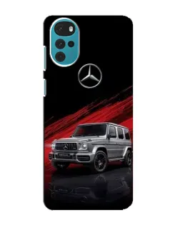 Чехол для Motorola MOTO G22 с картинкой «Mercedes G-Class красный»