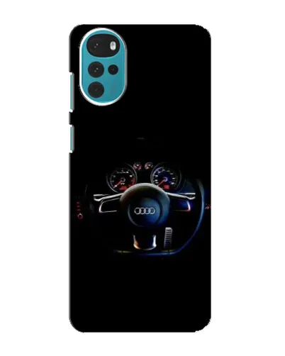 Чехол для Motorola MOTO G22 с картинкой «Салон Audi — руль» Чехол для Motorola MOTO G22 с картинкой «Салон Audi — руль»