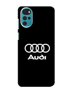 Чехол для Motorola MOTO G22 с картинкой «Классическое лого Audi»