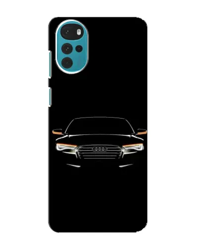 Чехол для Motorola MOTO G22 с картинкой «Audi — ночной контур» Чехол для Motorola MOTO G22 с картинкой «Audi — ночной контур»
