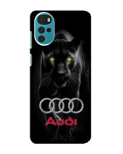 Чехол для Motorola MOTO G22 с картинкой «Пантера и Audi» Чехол для Motorola MOTO G22 с картинкой «Пантера и Audi»