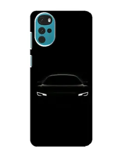 Чехол для Motorola MOTO G22 с картинкой «Взгляд Audi в темноте»