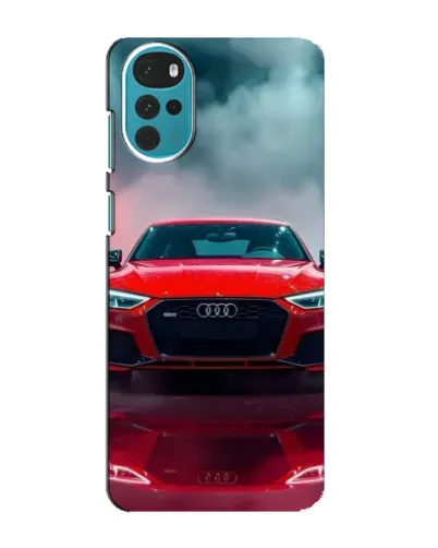 Чехол для Motorola MOTO G22 с картинкой «Audi RS — красный стиль» Чехол для Motorola MOTO G22 с картинкой «Audi RS — красный стиль»