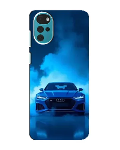 Чехол для Motorola MOTO G22 с картинкой «Audi — голубая энергия» Чехол для Motorola MOTO G22 с картинкой «Audi — голубая энергия»