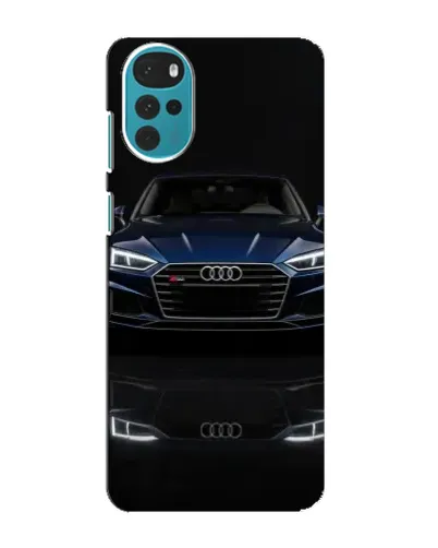 Чехол для Motorola MOTO G22 с картинкой «Audi — ночное отражение» Чехол для Motorola MOTO G22 с картинкой «Audi — ночное отражение»
