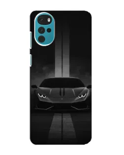 Чехол для Motorola MOTO G22 с картинкой «Lamborghini симметрия дорог»