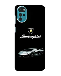 Чехол для Motorola MOTO G22 с картинкой «Логотип Lamborghini классика»