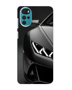 Чехол для Motorola MOTO G22 с картинкой «Lamborghini фары детализация»