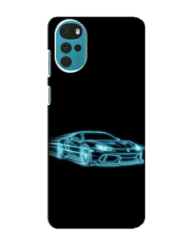 Чехол для Motorola MOTO G22 с картинкой «Неоновый контур Lamborghini» Чехол для Motorola MOTO G22 с картинкой «Неоновый контур Lamborghini»