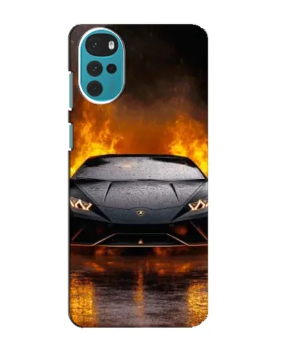 Чехол для Motorola MOTO G22 с картинкой «Lamborghini в огне» Чехол для Motorola MOTO G22 с картинкой «Lamborghini в огне»