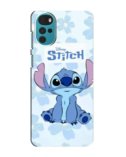 Чехол для Motorola MOTO G22 с картинкой «Stitch среди цветов» Чехол для Motorola MOTO G22 с картинкой «Stitch среди цветов»