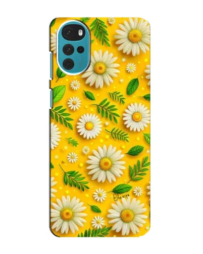 Чехол для Motorola MOTO G22 с картинкой «Ромашковое солнце»